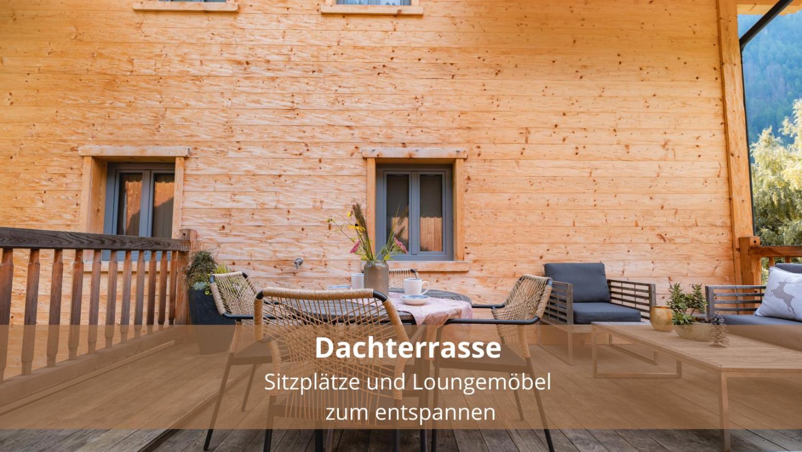 Chalet Waldhaeusl Luxurioese Ferienwohnungen Mit Sauna & Whirlpool, Kamin, Balkon Oder Terrasse Mit Bergblick Хайлигенблут Экстерьер фото